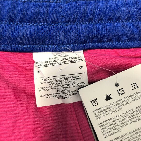 Nike Reversible Dri-Fit Shorts Women S Athletic Workout Running Swoosh Blue Pink - Picture 4 of 7